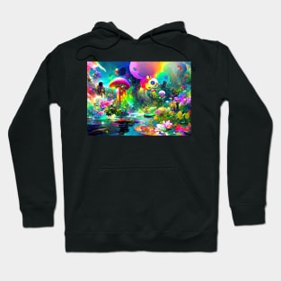 Color Globs | Rainbow Lilypads Hoodie